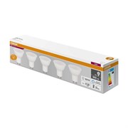 Лампочка светодиодная LVPAR1675 10SW/830 230V GU10 Экопак1X5 RU OSRAM упаковка 5 шт 4058075585010