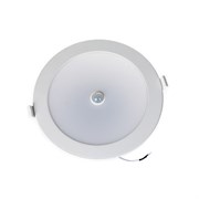 Встраиваемый светодиодный светильник LIGA-prs  25W 230V 4000K 90гр. D=225мм (d=195-210мм) 2600Лм PF-0.9, IP44 -   c датчиком движения DL-2000000302843