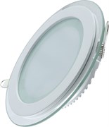 Светильник Gauss Glass круг 18W 1390lm 3000K 220-240V IP20 монт ?155 200*35 с дек стеклом LED 1/20 947111118
