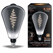 Лампа Gauss Filament ST164 8.5W 165lm 1800К Е27 gray flexible LED 1/6 157802005