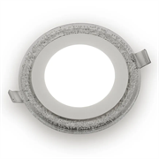 Светильник Gauss Bubbles круг 6+3W, 540lm 3000K 180-265V IP20 монтаж ?120 144*31мм 3 режима LED 1/40 BL316