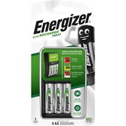 Зарядное устройство для аккумуляторных батареек ENERGIZER Maxi Charger + 4 аккумулята AA 2000mh 7638900321401