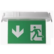 Pelastus PL EML 1.1 Светильник аварийный указатель выхода, двухсторонний. Батарея:Ni-Cd, 3.6В 1.8А/ч, IP42, 265*170*105мм PL EML 1.1-1