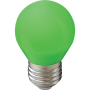 Светодиодная лампа Ecola globe LED color 5W G45 220V E27 Green шар Зеленый матовая колба 77x45 K7CG50ELB-1