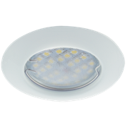 Ecola Light MR16 DL92 GU5.3 Светильник встр. выпуклый Белый 30x80 (кd74) FW1612EFY-1