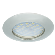 Ecola Light MR16 DL92 GU5.3 Светильник встр. выпуклый Хром 30x80 (кd74) FC1612EFY-1