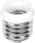 Патрон-переходник для ламп общего назначения FERON LH67 230V E27 E40, термопластик, цвет белый, 26*2 22344