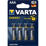 Батарейки VARTA ENERGY LR03 ААА BL4 (блистер 4шт) 4008496626458