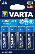 Батарейки VARTA LONGLIFE POWER LR06/АА BL4 (блистер 4шт) 4008496559435-2