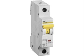 Выкл. авт. ВА47-60M 1Р 10А 6кА С IEK MVA31-1-010-C