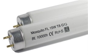 Лампа ультрафиолетовая Mosquito T8 15W G13 (ловушки для насекомых/полимеризация) Mosquito-T8-15W-BL