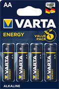 Батарейки VARTA ENERGY LR6 AA BL4 (блистер 4шт) 4008496626410