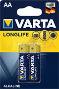 Батарейки VARTA LONGLIFE LR6 AА BL2 (блистер 2шт) 4008496594672