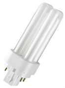 Лампа люминесцентная OSRAM DULUX D/E 26W/21-840  G24q-3 (холодный белый 4000К)  4099854122453