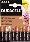 Батарейки Duracell Basic LR03 ААА мизинчиковые 8BL (блистер 8шт) 5000394203358