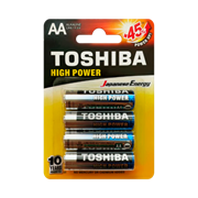 Батарейка щелочная TOSHIBA LR6 (AA) 1.5В бл/4 4904530592546