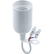 Патрон Navigator 71 287 NLH-P-F-WH-E27-TB пластиковый белый с КЗВ 71287-1