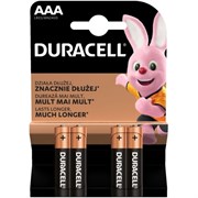 Батарейки Duracell Basic LR03 ААА мизинчиковые 4BL (блистер 4шт) 5000394127326