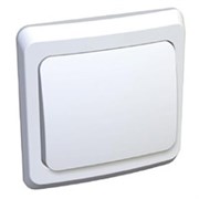 Этюд С/У белый выключатель 1 кл BC10-001B