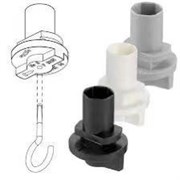 XTAK-142-3 Вставка в шинопровод, белая с крюком 19160143