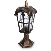 Светильник садово-парковый, 60W 230V E27 черное золото, PL105 Feron 11297-1