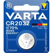 Батарейки литиевые VARTA ELECTRONICS CR2032 BL1 (блистер 1шт) 4008496276882