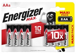 Батарейки ENERGIZER MAX LR06/E91/AA BL8 (блистер 8шт) 7638900410242