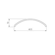 Экран ARH-KANT-H30-2000 Round Clear-PM (arlight, Пластик) 016583
