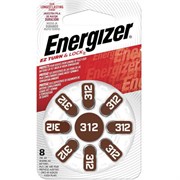 Батарейки для слуховых аппаратов ENERGIZER Zinc Air PR41/312/ZA312 (блистер 8) 7638900349245