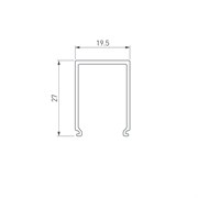 Экран ARH-WIDE-(B)-H20-2000 RCT Frost-PM (Arlight, Пластик) 018822