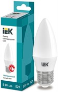 Лампа светодиодная ECO C35 свеча 7Вт 230В 4000К E27 IEK LLE-C35-7-230-40-E27