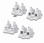 40651  VS  терминал 2 полюса земля планка для винта M4 крепёж М3 533861