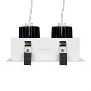 Светильник CL-KARDAN-S180x102-2x9W Warm (WH, 38 deg) (Arlight, IP20 Металл, 3 года) 024127