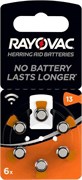 Батарейки для слуховых аппаратов RAYOVAC ACOUSTIC SPECIAL Type13 (блистер 6шт) 5000252003199