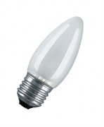 Свеча GE  40C1/FR/E27  230V  -  матовая лампа 74398