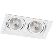 Светильник карданный встраиваемый светодиодный , карданный (ДВО) FERON AL202, 24W 4000К (белый), 170 29774