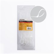 Хомут электромонтажный STEKKER NYCT40-150, Да, белый, материал - нейлон , размер 4*150мм, максимальн 39081