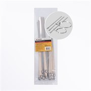 Хомут электромонтажный STEKKER SSCTE79-300 , одноразовый, серый, материал - сталь, размер 8*300мм, м 32801