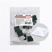 Площадка под хомут STEKKER SMCL4040 самоклеющаяся, цвет белый, размер 40*40мм., материал: нейлон . М 32937