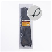 Хомут электромонтажный STEKKER NYCT47-400, одноразовый, черный, материал - нейлон , размер 4,7*400мм 32792