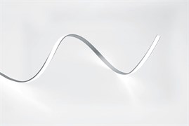 Профиль алюминиевый гибкий "накладной", серебро, CAB264 с матовым экраном, 2 заглушками, 4 крепежами в комплекте 10361