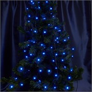 Гирлянда линейная FERON CL07, 400LED, (синий), статичная (постоянного свечения), 40м+3м зеленый шнур 32315