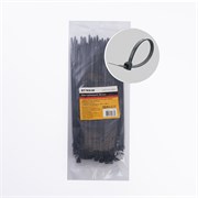 Хомут электромонтажный STEKKER NYCT47-250, одноразовый, черный, материал - нейлон , размер 5*250мм, 32786