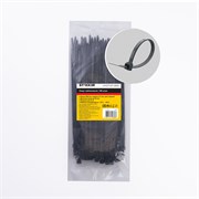 Хомут электромонтажный STEKKER NYCT47-300, одноразовый, черный, материал - нейлон , размер 4,7*300мм 32788