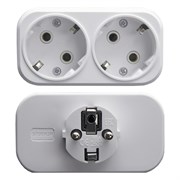 Сетевой разветвитель STEKKER ADP16-22-20 (ADP16-22-20)  с заземлением, количество присоединяемых уст 39023