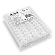 Клемма винтовая колодка STEKKER LD225-3A, 12-проводная 2,5 - 4 мм, 450В, 3А, без пасты, материал изд 32381