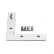 Крепеж для профиля FERON LD144, цвет серебро, 50*50*1.5мм 10366