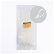 Хомут электромонтажный STEKKER NYCT80-300, Да, белый, материал - нейлон , размер 8*300мм, максимальн 39084