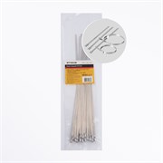 Хомут электромонтажный STEKKER SSCT46-300, одноразовый, серый, материал - сталь, размер 5*300мм, мак 32797