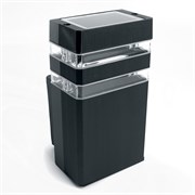 Светильник садово-парковый, серии «Сеул», (НБУ) FERON DH0806 60W, E27, 230V, IP54, цвет черный, на с 41153-1